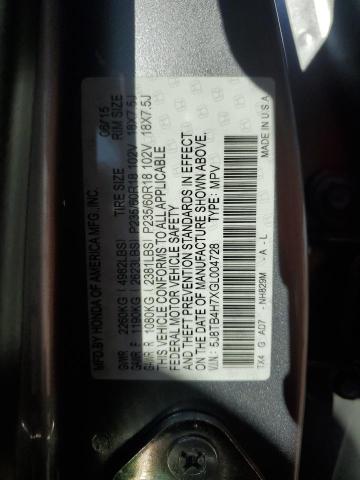 5J8TB4H7XGL004728 - 2016 ACURA RDX ADVANCE Mavi foto 13