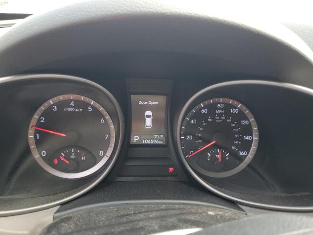 5XYZT3LB1GG317240 - 2016 HYUNDAI SANTA FE S SILVER photo 9