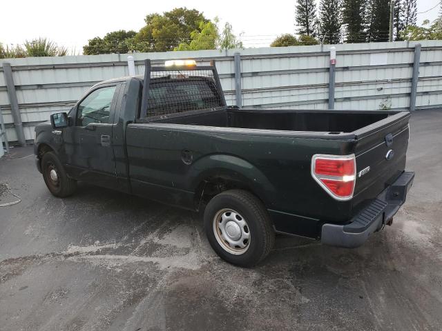 1FTMF1CM2DKF26998 - 2013 FORD F150 GREEN photo 2