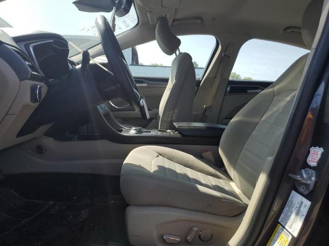 3FA6P0LUXKR262847 - 2019 FORD FUSION SE GRAY photo 7