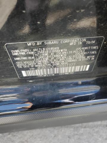 JF2GUADC2R8911377 - 2024 SUBARU CROSSTREK PREMIUM BLACK photo 14