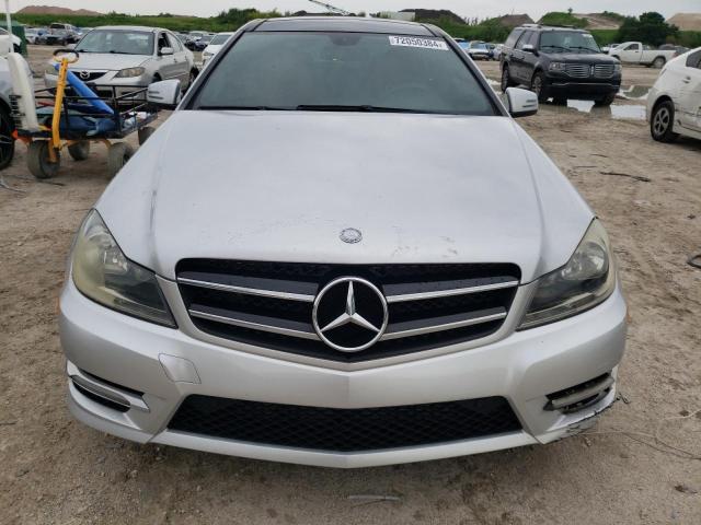 WDDGJ4HB1DG002075 - 2013 MERCEDES-BENZ C 250 SILVER photo 5