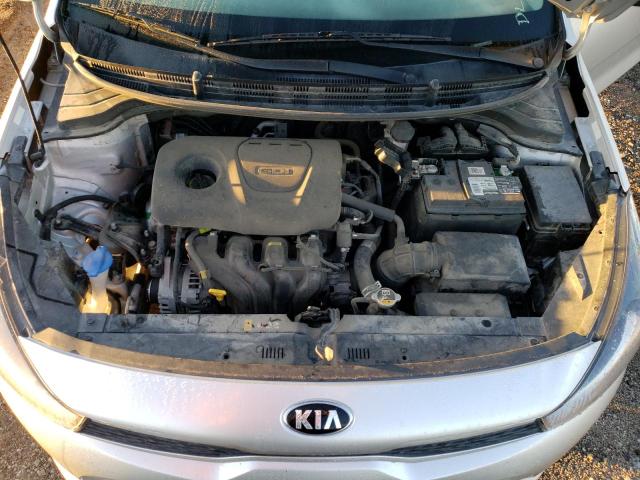 3KPA24AB3KE178825 - 2019 KIA RIO S SILVER photo 11