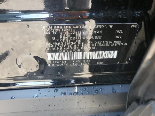 4T3LWRFV1SU172586 - 2025 TOYOTA RAV4 LE 黑色 照片 13