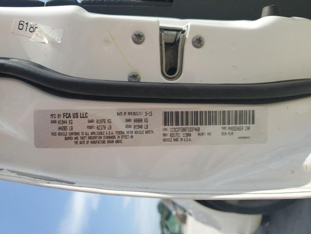 1C3CDFEB6FD337468 - 2015 DODGE DART GT 白色 照片 12