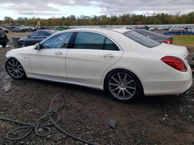 WDDUG7JB7EA037219 - 2014 MERCEDES-BENZ S 63 AMG WHITE photo 2