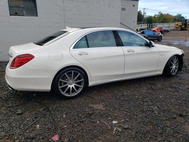 WDDUG7JB7EA037219 - 2014 MERCEDES-BENZ S 63 AMG WHITE photo 3