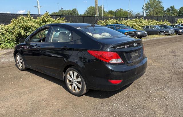 KMHCU4AE2DU277181 - 2013 HYUNDAI ACCENT GLS أسود صورة 3