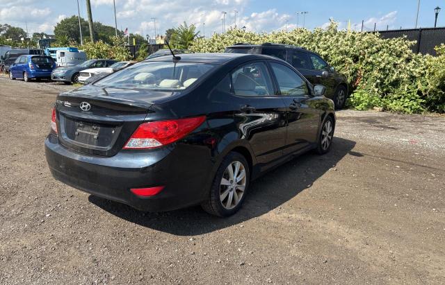 KMHCU4AE2DU277181 - 2013 HYUNDAI ACCENT GLS أسود صورة 4