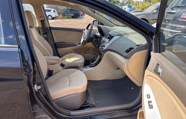 KMHCU4AE2DU277181 - 2013 HYUNDAI ACCENT GLS أسود صورة 5