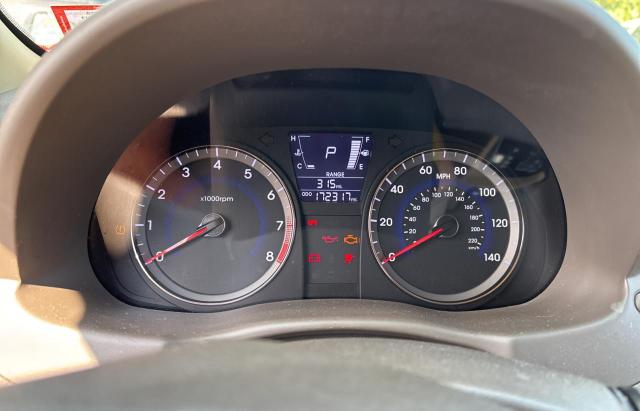 KMHCU4AE2DU277181 - 2013 HYUNDAI ACCENT GLS أسود صورة 8