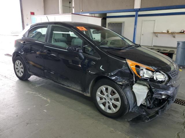 KNADM5A36D6135995 - 2013 KIA RIO LX BLACK photo 4