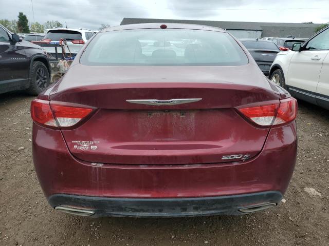 1C3CCCBB7FN735496 - 2015 CHRYSLER 200 S BURGUNDY photo 6