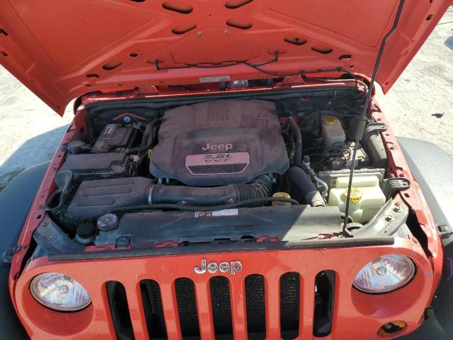 1C4BJWDG6DL621490 - 2013 JEEP WRANGLER UNLIMITED SPORT RED photo 12