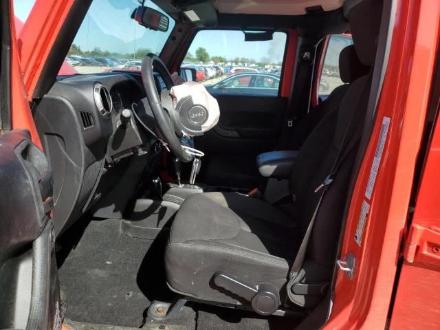 1C4BJWDG6DL621490 - 2013 JEEP WRANGLER UNLIMITED SPORT RED photo 7