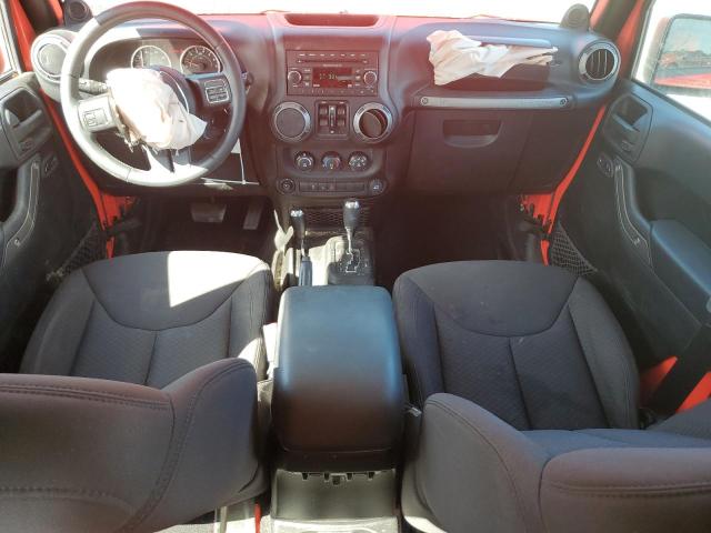 1C4BJWDG6DL621490 - 2013 JEEP WRANGLER UNLIMITED SPORT RED photo 8