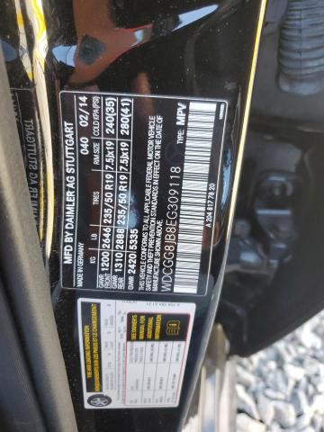 WDCGG8JB8EG309118 - 2014 MERCEDES-BENZ GLK 350 4MATIC BLACK photo 14