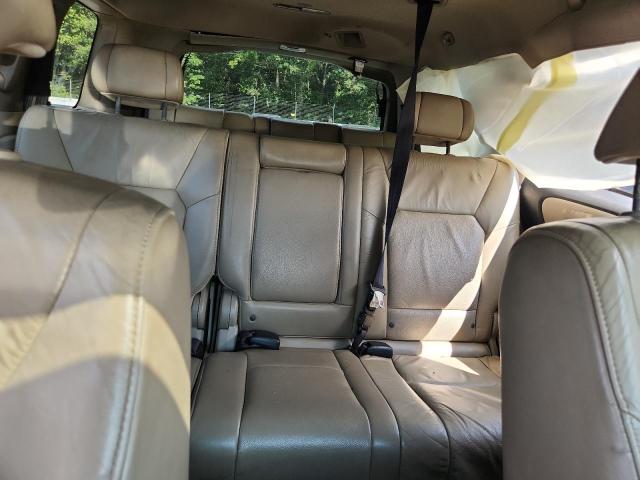 5FNYF3H50AB013076 - 2010 HONDA PILOT EXL BURGUNDY photo 10