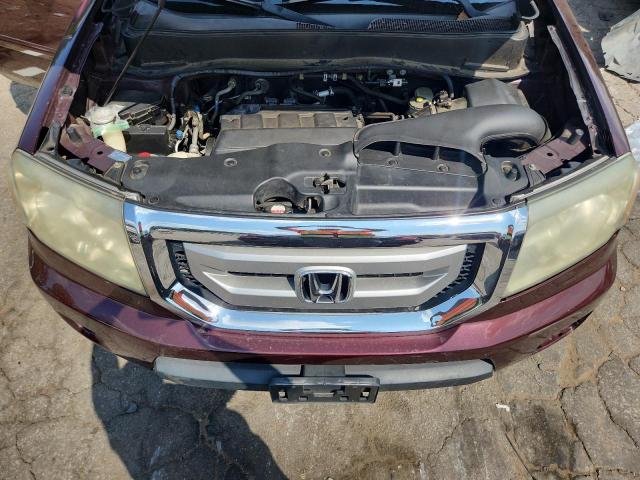 5FNYF3H50AB013076 - 2010 HONDA PILOT EXL BURGUNDY photo 12