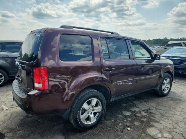 5FNYF3H50AB013076 - 2010 HONDA PILOT EXL BURGUNDY photo 3