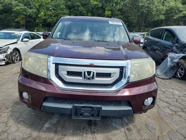 5FNYF3H50AB013076 - 2010 HONDA PILOT EXL BURGUNDY photo 5