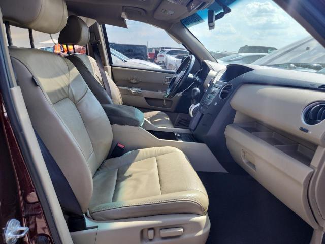 5FNYF3H50AB013076 - 2010 HONDA PILOT EXL BURGUNDY photo 7