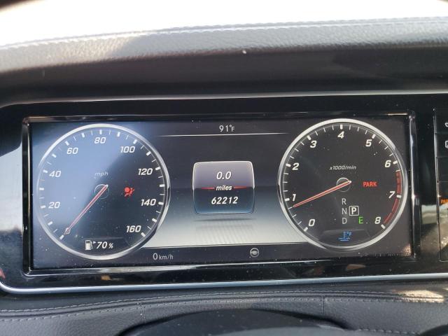 WDDUG8FB8HA321316 - 2017 MERCEDES-BENZ S 550 4MATIC BLACK photo 9