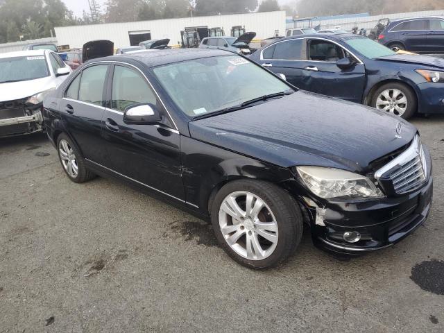 WDDGF54X28F125727 - 2008 MERCEDES-BENZ C 300 BLACK photo 4