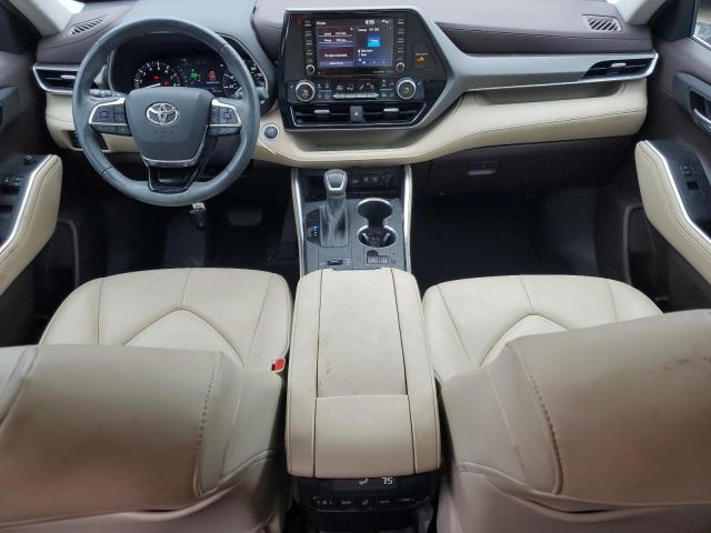 5TDGZRAH0MS529092 - 2021 TOYOTA HIGHLANDER XLE RED photo 8