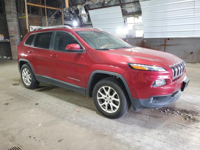 1C4PJMCS2FW525289 - 2015 JEEP CHEROKEE LATITUDE BURGUNDY photo 4