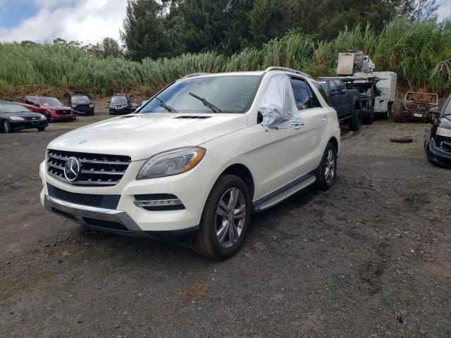 4JGDA5HB1DA110892 - 2013 MERCEDES-BENZ ML 350 4MATIC WHITE photo 1