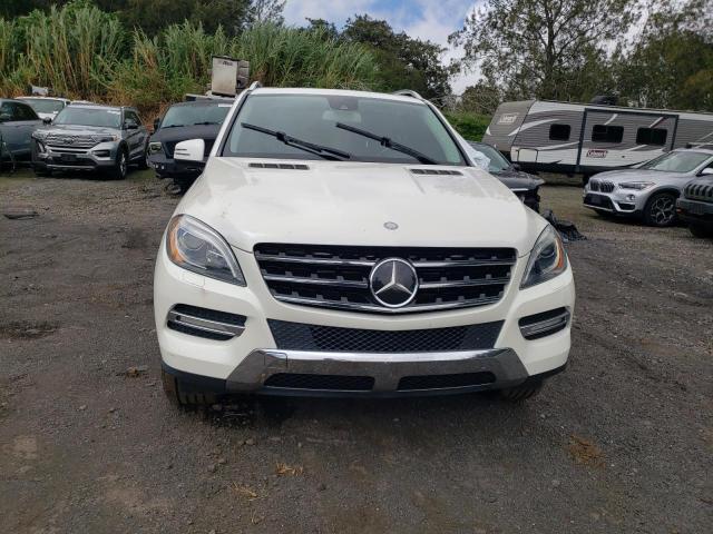 4JGDA5HB1DA110892 - 2013 MERCEDES-BENZ ML 350 4MATIC WHITE photo 5