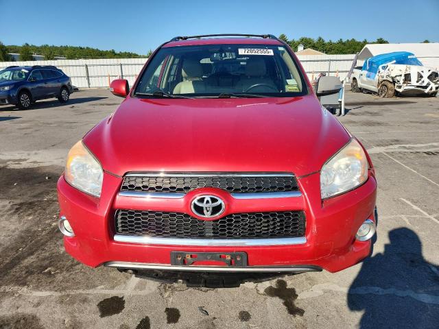 2T3DF4DVXBW105849 - 2011 TOYOTA RAV4 LIMITED RED photo 5