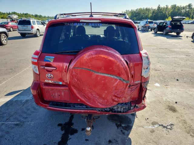 2T3DF4DVXBW105849 - 2011 TOYOTA RAV4 LIMITED RED photo 6