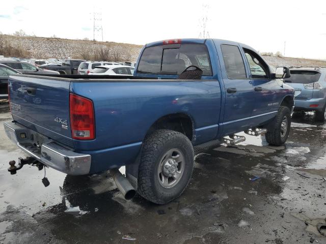 3D7KU28613G746402 - 2003 DODGE RAM 2500 ST BLUE photo 3