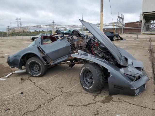 1G1AY8787C5110759 - 1982 CHEVROLET COVETTE GRAY photo 4