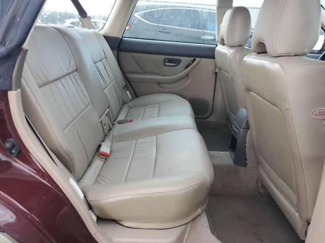 4S3BH6861Y7640072 - 2000 SUBARU LEGACY OUTBACK LIMITED მუქწითელი ფოტო 10