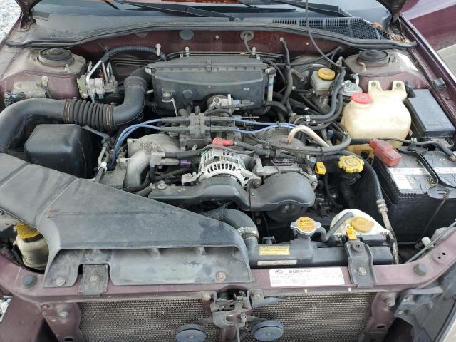 4S3BH6861Y7640072 - 2000 SUBARU LEGACY OUTBACK LIMITED მუქწითელი ფოტო 11