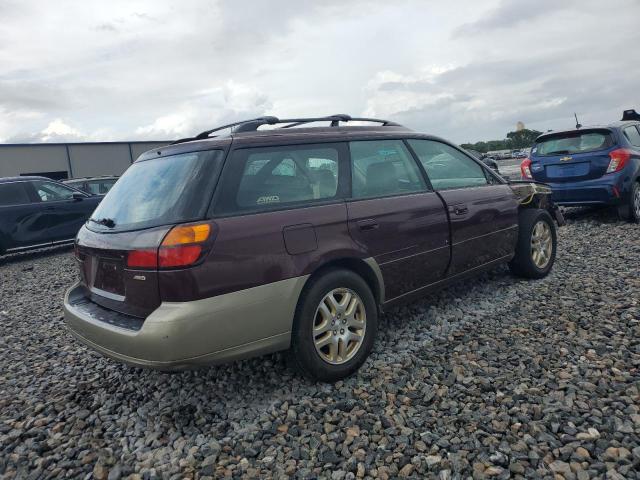 4S3BH6861Y7640072 - 2000 SUBARU LEGACY OUTBACK LIMITED მუქწითელი ფოტო 3