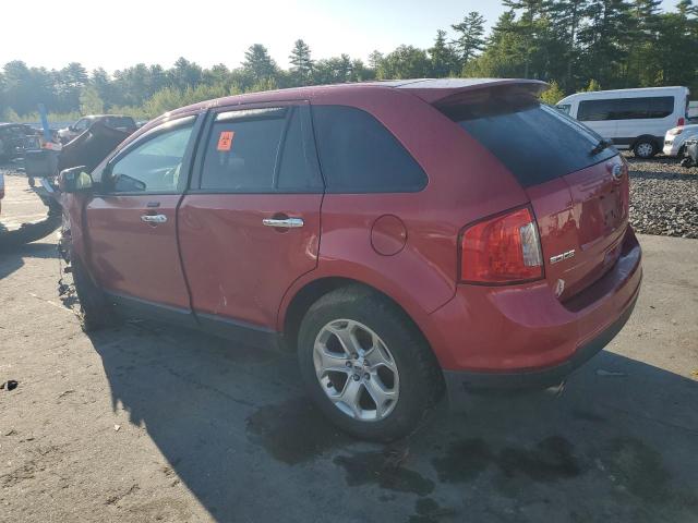 2FMDK4JC5BBA01458 - 2011 FORD EDGE SEL RED photo 2