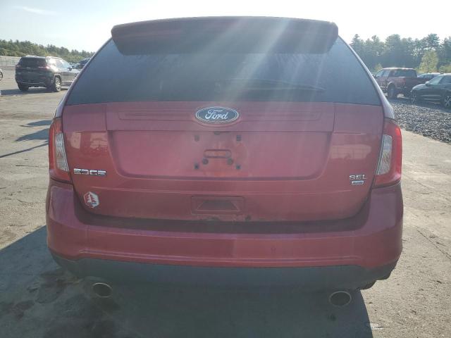 2FMDK4JC5BBA01458 - 2011 FORD EDGE SEL RED photo 6