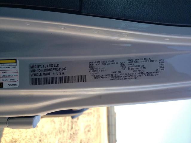 1C4HJXDN0PW511682 - 2023 JEEP WRANGLER SPORT SILVER photo 13