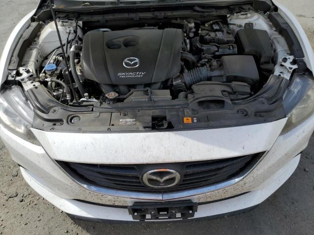 JM1GL1U55H1105379 - 2017 MAZDA 6 SPORT WHITE photo 11