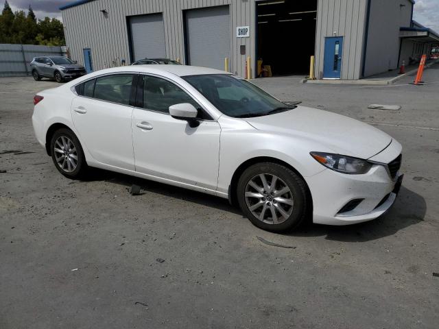 JM1GL1U55H1105379 - 2017 MAZDA 6 SPORT WHITE photo 4