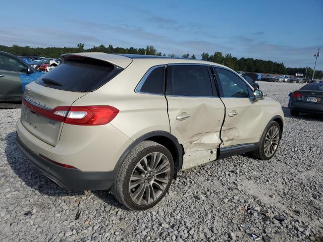 2LMTJ8LR2GBL73990 - 2016 LINCOLN MKX RESERVE 奶油色 照片 3