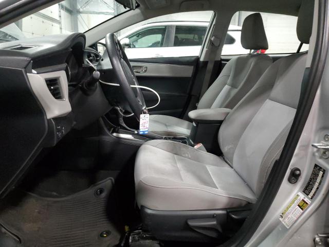 2T1BURHE3GC677089 - 2016 TOYOTA COROLLA L SILVER photo 7