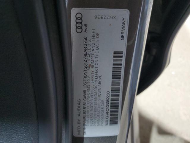 WAUGFAFC4GN062290 - 2016 AUDI A6 PREMIUM PLUS GRAY photo 12