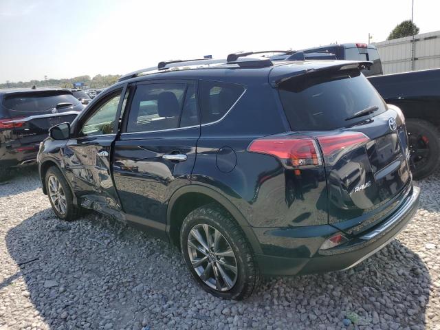 JTMDFREV5JJ717224 - 2018 TOYOTA RAV4 LIMITED BLUE photo 2