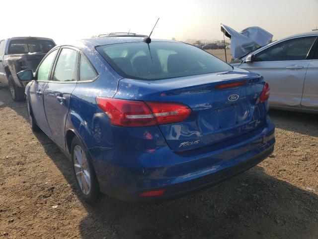 1FADP3F21JL310798 - 2018 FORD FOCUS SE BLUE photo 2