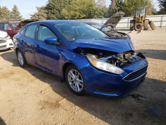 1FADP3F21JL310798 - 2018 FORD FOCUS SE BLUE photo 4